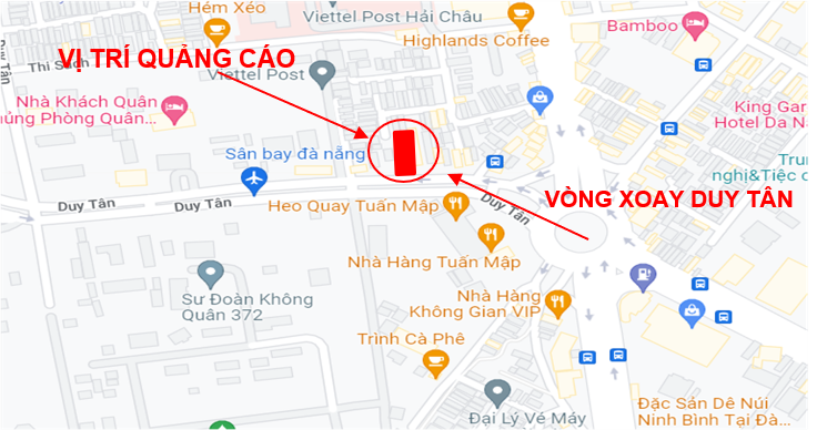 Quảng cáo pano Miền Trung - Pano Thành phố Đà Nẵng