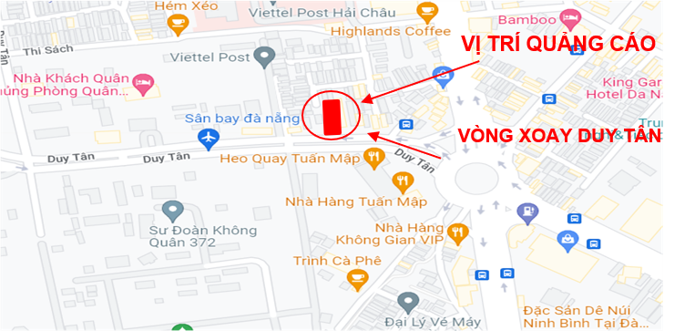 Quảng cáo pano Miền Trung - Pano Thành phố Đà Nẵng