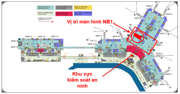 Quảng cáo pano Miền Trung - CẢNG HÀNG KHÔNG QUỐC TẾ NỘI BÀI