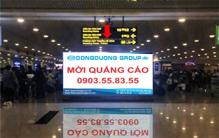 Quảng cáo pano Miền Trung - CẢNG HÀNG KHÔNG QUỐC TẾ NỘI BÀI