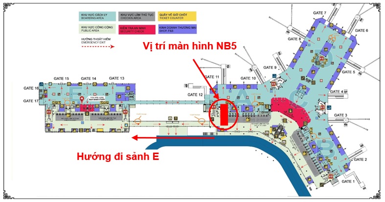 Quảng cáo pano Miền Trung - CẢNG HÀNG KHÔNG QUỐC TẾ NỘI BÀI