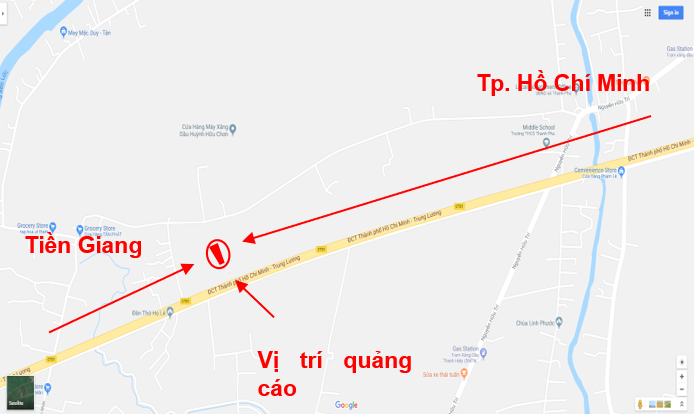 Quảng cáo pano Miền Trung - Cao Tốc Sài Gòn - Trung Lương