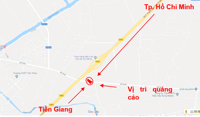 Quảng cáo pano Miền Trung - Cao Tốc Sài Gòn - Trung Lương