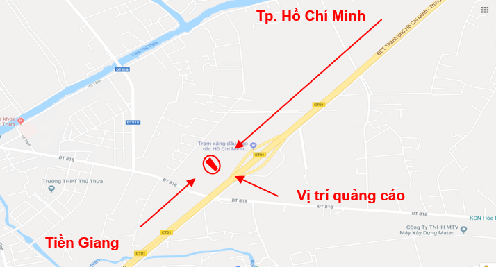 Quảng cáo pano Miền Trung - Cao Tốc Sài Gòn - Trung Lương