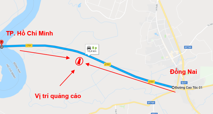 Quảng cáo pano Miền Trung Cao tốc TP. HCM- Long Thành- Dầu Giấy