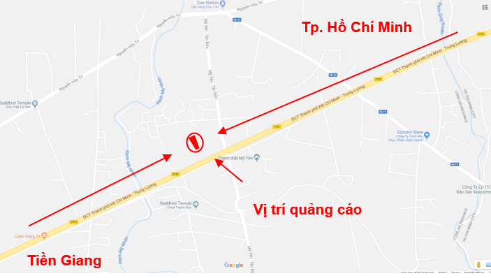 Quảng cáo pano Miền Trung - Cao Tốc Sài Gòn - Trung Lương