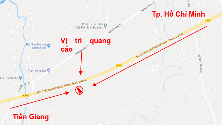 Quảng cáo pano Miền Trung - Cao Tốc Sài Gòn - Trung Lương