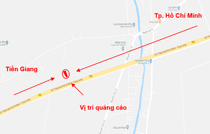 Quảng cáo pano Miền Trung - Cao Tốc Sài Gòn - Trung Lương